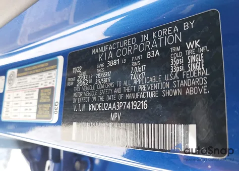 2023 Kia Seltos S z USA, uszkodzony, nr VIN KNDEU2AA3P7419216